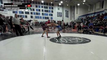 126 lbs Cons. Round 3 - Robert Cervantes, San Diego vs Brandon Bowers, Santana