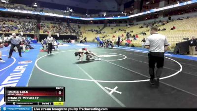 106 Class 3 lbs Champ. Round 1 - Parker Lock, Helias Catholic vs Emanuel Mccauley, Warrenton