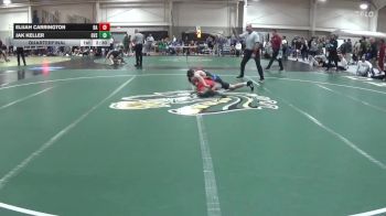 133 lbs Quarterfinal - Elijah Carrington, Belmont Abbey vs Jak Keller, Grand Valley State