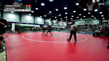138 lbs Quarterfinal - Christain Sampson, Murrieta Valley vs Luis Castro, Vista Murrieta