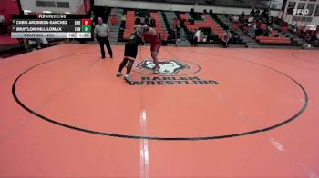 285 lbs Cons. Round 5 - Chris Arciniega-Sanchez, SCHAUMBURG (HS) vs Braylon Hill-Lomax, EDWARDVILLE (HS)