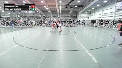 107 lbs Consi Of 32 #2 - Kennedie Davis, MA vs Sora Mae Bukoski, ME