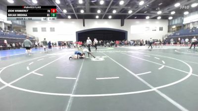 125 lbs Champ. Round 1 - Zion Wimberly, Funky Monkey vs Micah Medina, Bellarmine