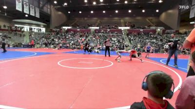 82 lbs Semifinal - Graeden Trudell, Pottsville Apache Youth Wrestling vs Cole Jones, Honey Badger Wrestling Club