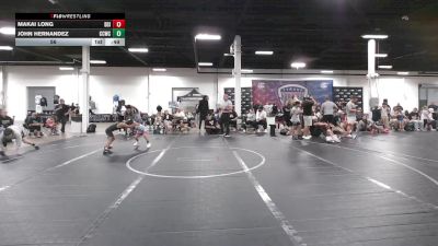 56 lbs Round 3 (6 Team) - Makai Long, Diamond State Inferno vs John Hernandez, Capital City WC