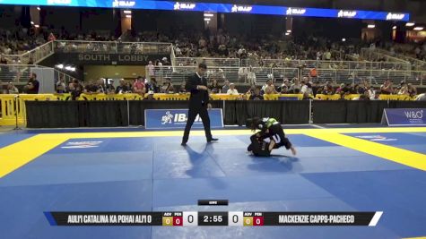 Mackenzie Capps-Pacheco vs Auli'i Catalina Ka Pohai Ali'i O 2025 Pan Kids Jiu-Jitsu IBJJF Championship