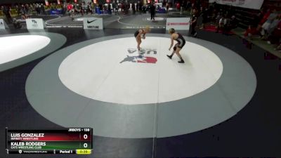 138 lbs Cons. Round 7 - Luis Gonzalez, Infinity Wrestling vs Kaleb Rodgers, Cats Wrestling Club