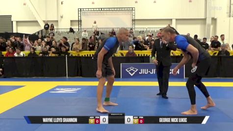 George Nick Ujkic vs Wayne Lloyd Shannon 2025 World IBJJF Jiu-Jitsu No-Gi Championship