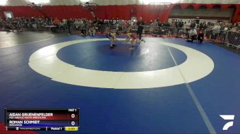 106 lbs Quarterfinal - Aidan Gruenenfelder, Pec-Argyle Youth Wrestling vs Roman Schmidt, Wisconsin