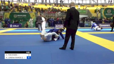 CLAIRE-FRANCE THEVENON vs KAUANY LORENA RAMOS QUEIROZ 2023 Brasileiro Jiu-Jitsu IBJJF