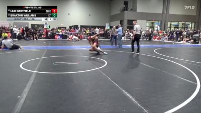130 lbs Semifinal - Braxton Williams, KS Thunderstruck vs Lilo Hartfield, Team Of Hard Knox