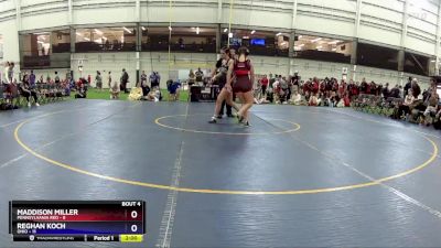 163 lbs Round 1 (8 Team) - Maddison Miller, Pennsylvania Red vs Reghan Koch, Ohio