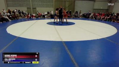 105 lbs Round 2 (6 Team) - Addie Morse, Oklahoma Blue vs Mia Brown, Texas Red