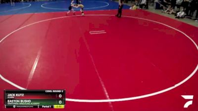 80 lbs Cons. Round 2 - Easton Busho, Owatonna Wrestling Academy vs Jack Kutz, HLWW