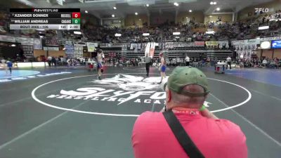 106 lbs Champ. Round 1 - Xzander Donner, Russell Hs vs William Andreas, Canton-Galva Hs