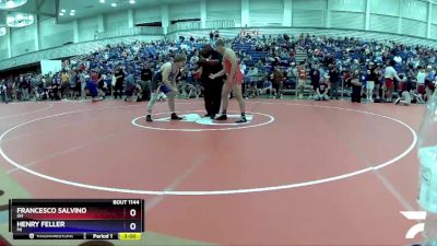 182 lbs Champ. Round 1 - Francesco Salvino, OH vs Henry Feller, MI