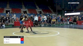 88 lbs Cons 16 #1 - Jaymz Young, Illinois vs Michael Byrd, Arizona