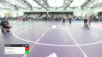 60-T lbs Semifinal - Rocco Knowles, Delsea vs Gavin Petraglia, Delaware Valley