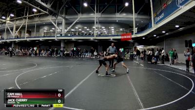 120 lbs Round 1 (8 Team) - Jack Cherry, Kraken vs Cam Hall, MD Maniacs