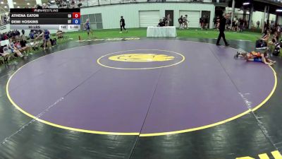 90 lbs Athena Eaton, Georgia vs Demi Hoskins, Utah