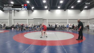 157 lbs Cons. Semis - Elliott Crews, Midlothian Miners WC vs Jack Mulnix, Sons Of Thunder