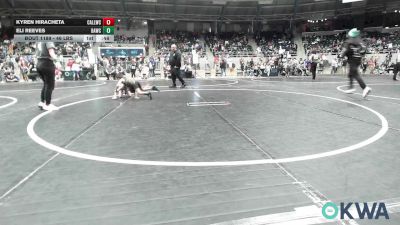 46 lbs Consi Of 8 #1 - Kyren Hiracheta, Carl Albert vs Eli Reeves, Broken Arrow Wrestling Club