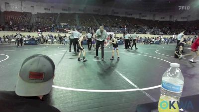 64 lbs Consi Of 8 #1 - Dominic Orman, Bridge Creek Youth Wrestling vs Clayton Chenowith, Perry Wrestling Academy