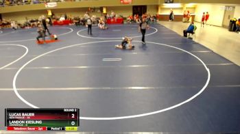 72 lbs Round 2 (4 Team) - Landon Kiesling, Zimmerman vs Lucas Bauer, New Prague