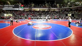 113-5A 1st Place Match - Andreo Manlove, South Effingham vs Joseph Austin, Lakeside HS (DeKalb)
