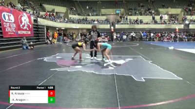 115 lbs Round 2 - Aileen Aragon, West Liberty vs Kate Krause, Moen Wrestling Academy