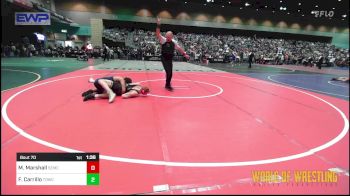 160 lbs Round Of 16 - Mason Marshall, Salem Elite Mat Club vs Fabius Carrillo, TDWC