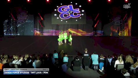 Dance Force Studios - Get Loud - Pom [2026 Tiny - Novice- Dance Day 1] 2026 GLCC Grand Nationals
