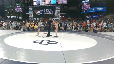 95 lbs Champ. Rd Of 32 - Emily Hamil, Oklahoma vs Aruzhan Maxutova, Texas