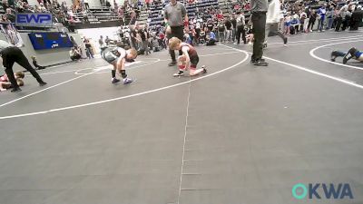 55 lbs Semifinal - Rhett Villines, Weatherford Youth Wrestling vs Elliott Watson, Comanche Takedown Club