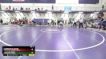 126 lbs Cons. Round 1 - Jaydon Eddy, Jackson High School vs Cannon Klukvin, Kansas City Training Center