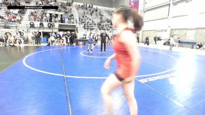 14U Girls - 125 lbs Champ. Round 1 - Riella Garza, AZ vs Kylee Perez, CA