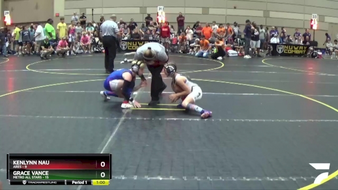 86 lbs Round 1 (10 Team) - Grace Vance, Metro All Stars vs Kenlynn Nau ...