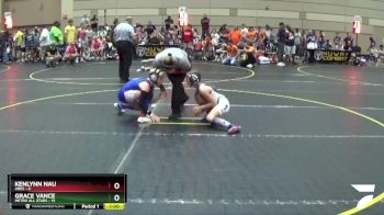 86 lbs Round 1 (10 Team) - Grace Vance, Metro All Stars vs Kenlynn Nau, Ares