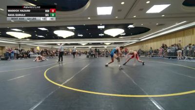 120 lbs Consi Of 32 #2 - Maddox Hazard, High Desert WC vs Nava Gurule, 505 Wc