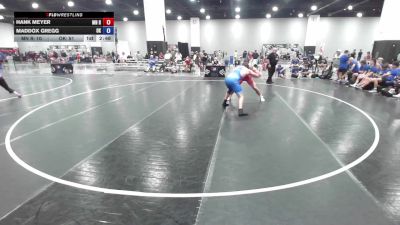 215 lbs Hank Meyer, Minnesota Red vs Maddox Gregg, Oklahoma