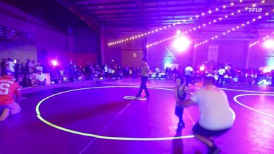 43 lbs Round Of 16 - Elijah Quezada, NM Gold vs Carson Dick, Team Grand Valley Elite