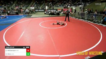 43 lbs Consi Of 8 #1 - Owen Williamson, Nebraska Wrestling Academy vs Houston Hinz, Immortal Athletics WC