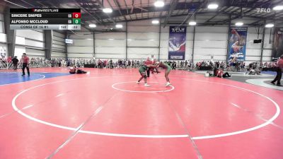 195 lbs Consi Of 16 #1 - Sincere Snipes, GA vs Alfonso Mccloud, GA