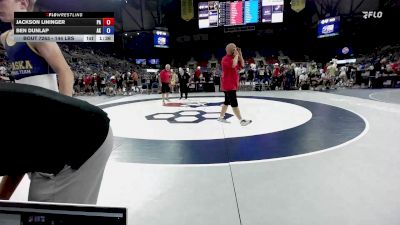 144 lbs Cons. Sub-rd Of 32 - Jackson Lininger, PA vs Ben Dunlap, AK