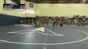 Champ. Round 1 - Cael Houston, UTAH TECH Men vs Karson Rees, Utah State MEN