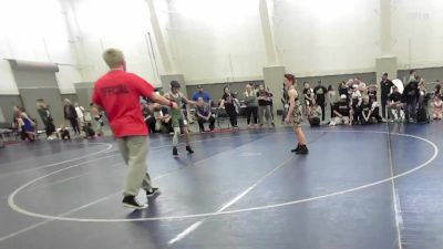 100 lbs Semifinal - Gavin Martinez, Bear Lake Wrestling Club vs Kreedyn Evans, Cougars Wrestling Club