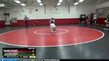 132 lbs Round 3 - Blaine Frazier, Notre Dame, Burlington vs Jackson Ruden, Dubuque Hempstead