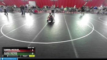 150 lbs Quarterfinal - Ramez Watson, Pekin Boys & Girls Club vs Gabriel Metzler, Team Nazar Training Center
