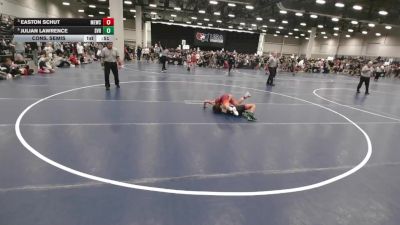 78 lbs Cons. Semis - Julian Lawrence, Steel Valley Renegades vs Easton Schut, MN Elite Wrestling Club