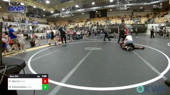 106 lbs Final - Rhylen Harris, Midwest City Bombers Youth Wrestling Club vs Nate Edmondson, Standfast OKC